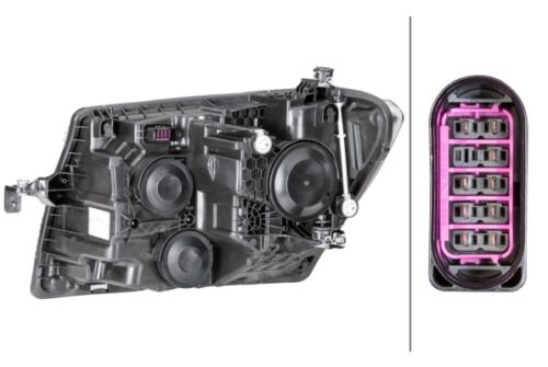 FF-Headlight - right for VW Crafter Box (SY_, SX_) Headlight HELLA 1EB012830021 - Image 2