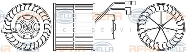 Συμπληρωματικό φλας Style LED 24V 12V HELLA 2BM013338061