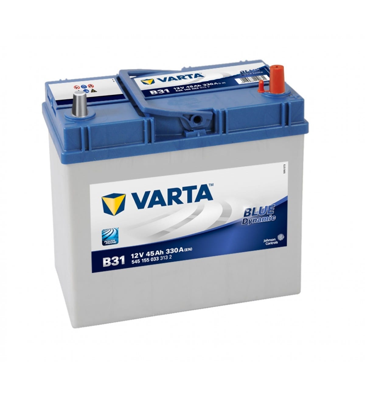 Μπαταρία αυτοκινήτου Varta Blue B31 - 12V 45 Ah - 330CCA A(EN) εκκίνησης