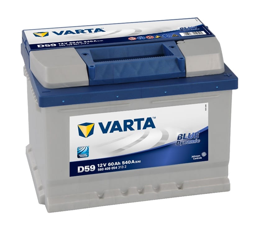 Μπαταρία αυτοκινήτου Varta Blue D59 - 12V 60 Ah - 540CCA A(EN) εκκίνησης