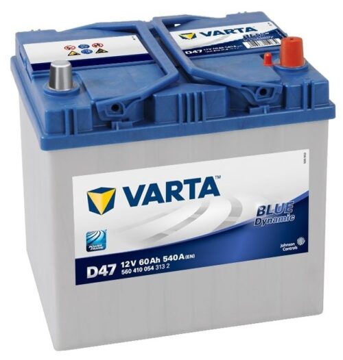 Μπαταρία αυτοκινήτου Varta Blue D47 - 12V 60 Ah - 540CCA A(EN) εκκίνησης