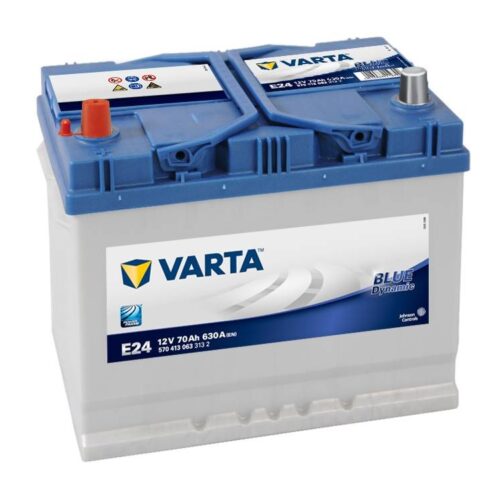 Μπαταρία αυτοκινήτου Varta Blue E24 - 12V 70 Ah - 630CCA A(EN) εκκίνησης