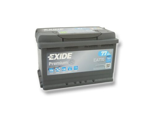 ΜπαταΠερισσότερα για EUR/USD
Ρία αυτοκινήτου Exide Premium EA770 - 12V 77 Ah - 760CCA A(EN) εκκίνησης