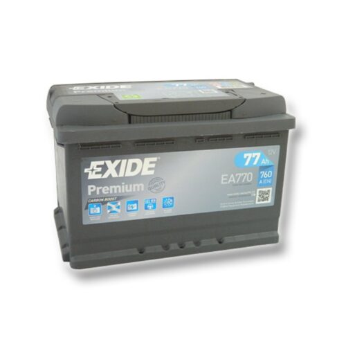 ΜπαταΠερισσότερα για EUR/USD
Ρία αυτοκινήτου Exide Premium EA770 - 12V 77 Ah - 760CCA A(EN) εκκίνησης