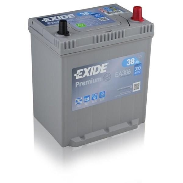 Μπαταρία αυτοκινήτου Exide Premium EA386 - 12V 38 Ah - 300CCA A(EN) εκκίνησης