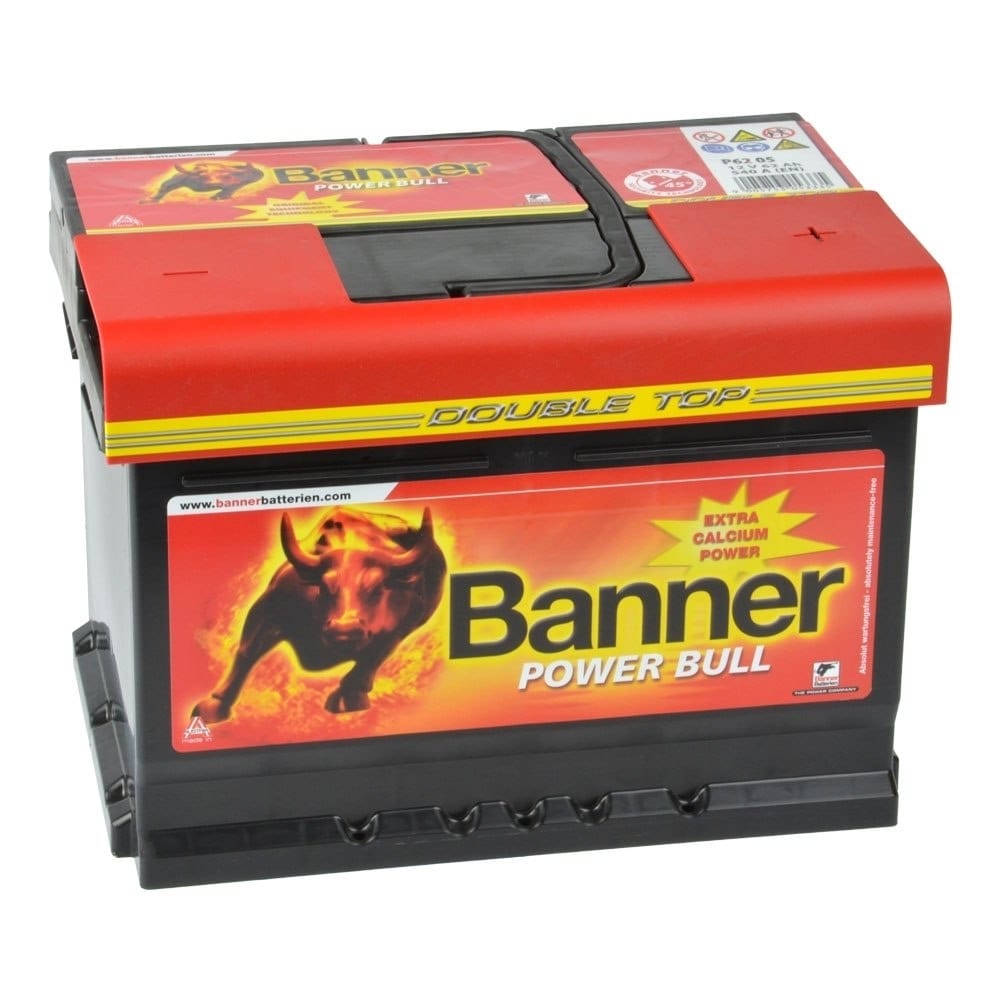 Μπαταρία κλειστού τύπου Banner Power Bull P6205 12V 62Ah (C20) - 540CCA εκκίνησης