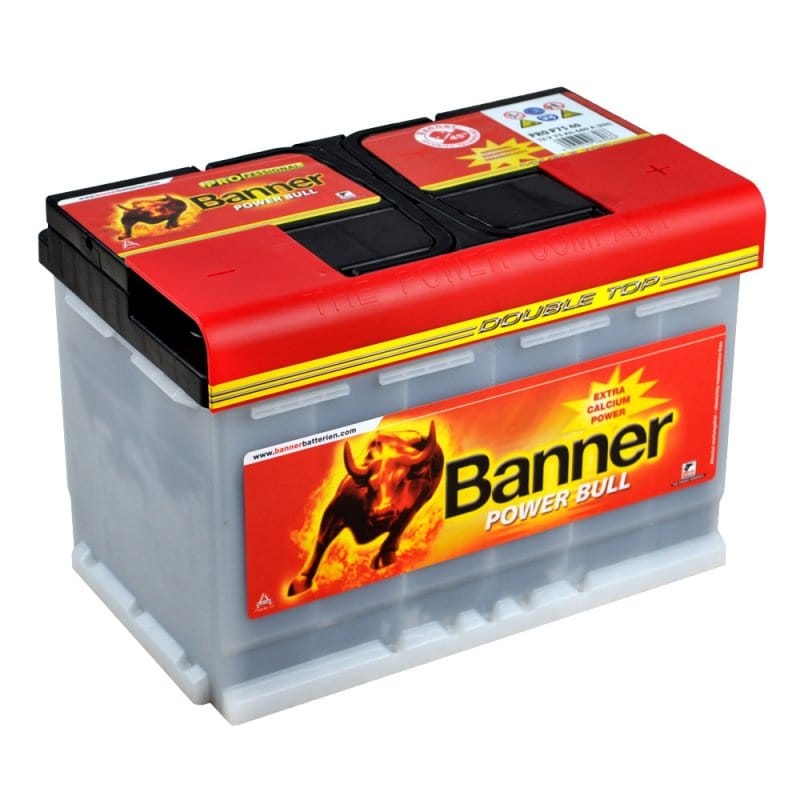 Μπαταρία κλειστού τύπου Banner Power Bull P7540 PRO 12V 75Ah (C20) - 680CCA εκκίνησης