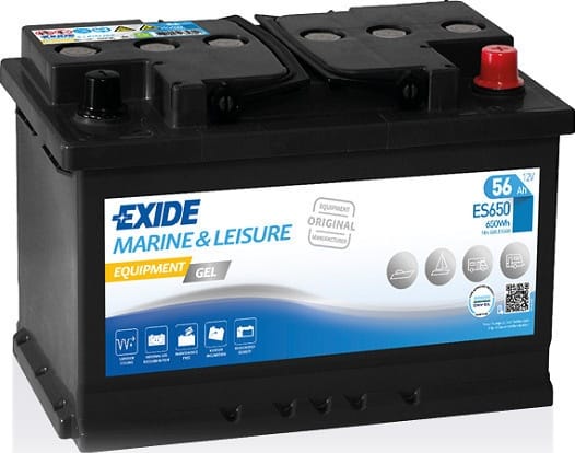 Μπαταρία Exide Equipment Gel ES650 - 12V 56Ah