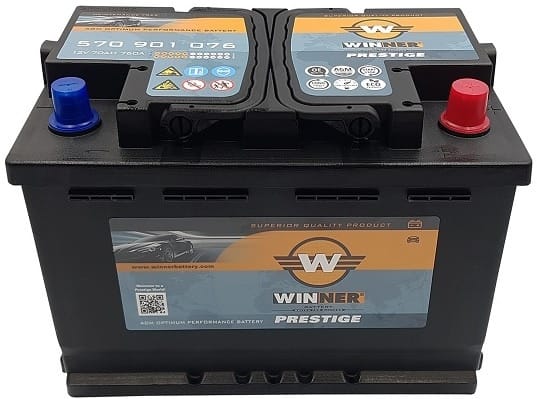 Μπαταρία αυτοκινήτου Winner Prestige 570 901 076 - 12V 70Ah - 760CCA(EN) εκκίνησης