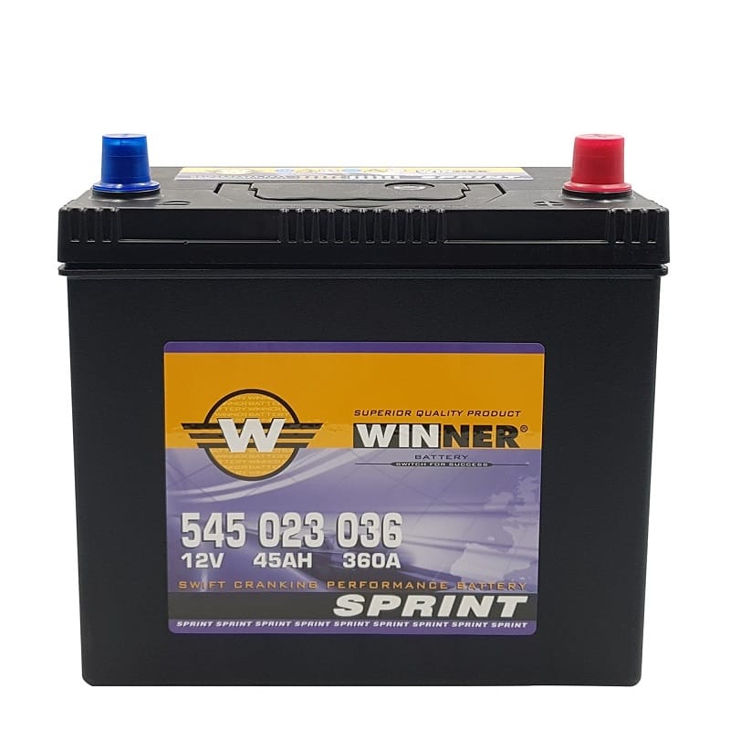 Μπαταρία κλειστού τύπου Winner Sprint 545 023 036 - 12V 45Ah - 360CCA(EN) εκκίνησης