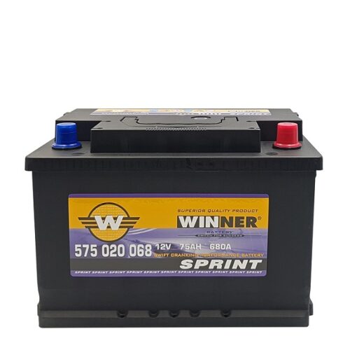 Μπαταρία κλειστού τύπου Winner Sprint 575 020 068 - 12V 75Ah - 680CCA(EN) εκκίνησης