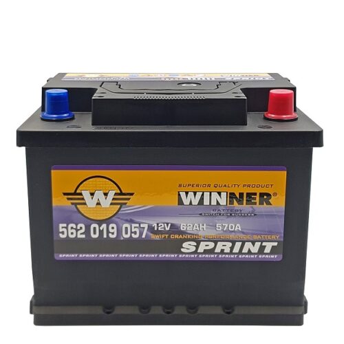 Μπαταρία κλειστού τύπου Winner Sprint 562 019 057 - 12V 62Ah - 570CCA(EN) εκκίνησης