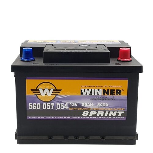 Μπαταρία κλειστού τύπου Winner Sprint 560 057 054 - 12V 60Ah - 540CCA(EN) εκκίνησης