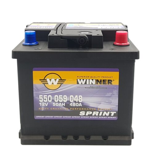 Μπαταρία κλειστού τύπου Winner Sprint 550 059 048 - 12V 50Ah - 480CCA(EN) εκκίνησης