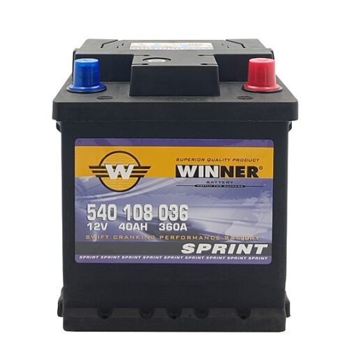 Μπαταρία κλειστού τύπου Winner Sprint 540 108 036 - 12V 40Ah - 360CCA(EN) εκκίνησης