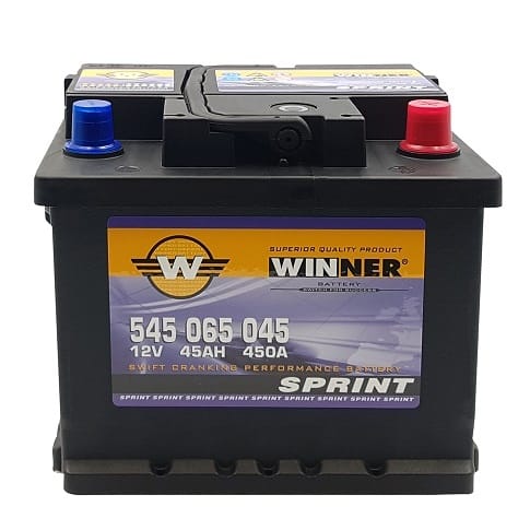 Μπαταρία κλειστού τύπου Winner Sprint 545 065 045 - 12V 45Ah - 450CCA(EN) εκκίνησης