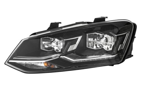 Hybrid-Headlight - left for VW Polo (6R1, 6C1) Headlight HELLA 1EA012034411