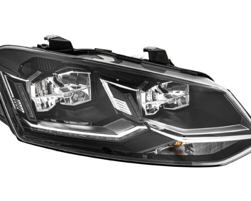 Hybrid-Headlight - right for VW Polo (6R1, 6C1) Headlight HELLA 1EA012034421