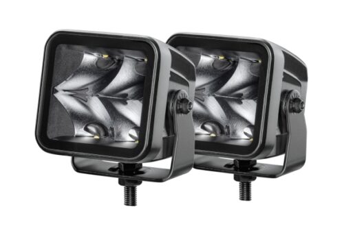 Σποτ Προβολέας LED Μάυρο Magic Edgeless Cube Kit 3.2" 12V 24V 3000lm HELLA 1FA358176821