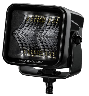 Σποτ Προβολέας LED Μάυρο Magic Edgeless Cube 2.7'' 12V 24V 1400lm HELLA 1FA358176841