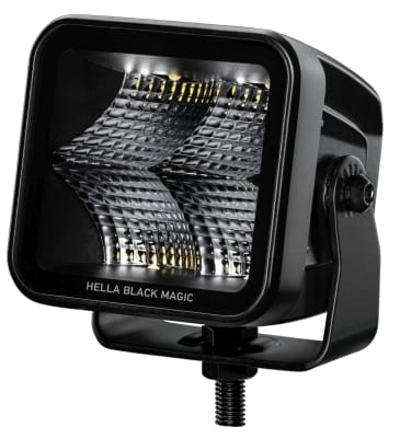 Σποτ Προβολέας LED Μάυρο Magic Edgeless Cube 3.2" 12V 24V 3000lm HELLA 1FA358176851