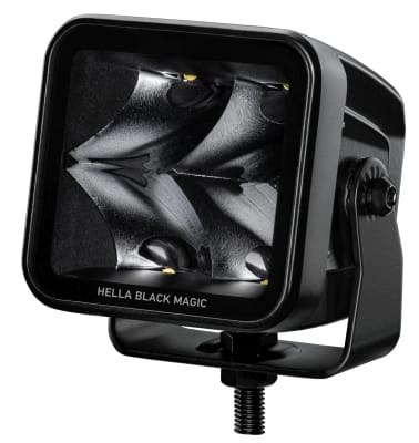 Σποτ Προβολέας LED Μάυρο Magic Edgeless Cube 3.2" 12V 24V 3000lm HELLA 1FA358176861