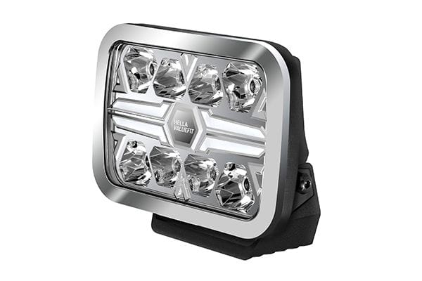 Σποτ Προβολέας LED Blade Chrome RE 9" 12V 24V White Amber HELLA VALUEFIT 1FJ357199081