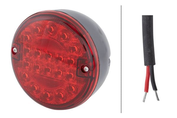 Φανάρι Πίσω Ομίχλης LED 24V 12V HELLA VALUEFIT 2NE357026231