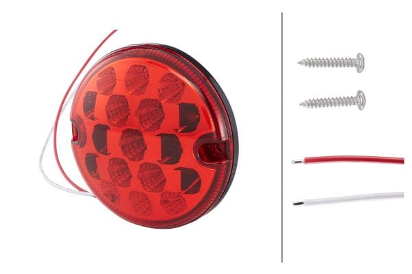 Φανάρι Πίσω Ομίχλης LED 24V 12V HELLA VALUEFIT 2NE357028031