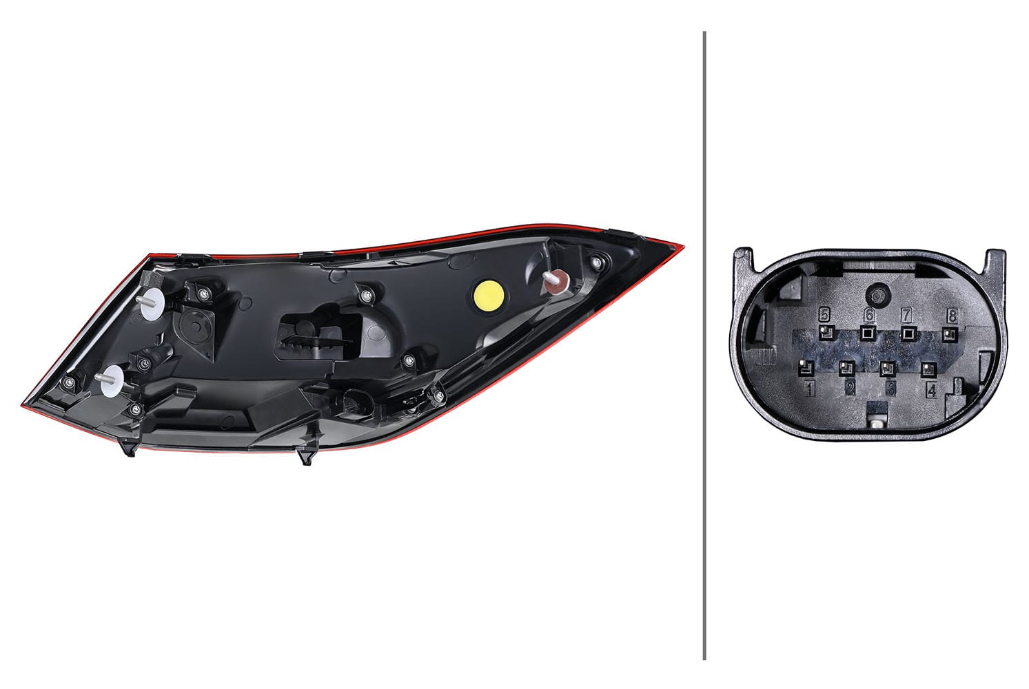 Φανάρι Πίσω LED Δεξιό για MERCEDES BENZ CLS (C257) + Mo Mopf Θέσης Assembly HELLA 2SK013102081