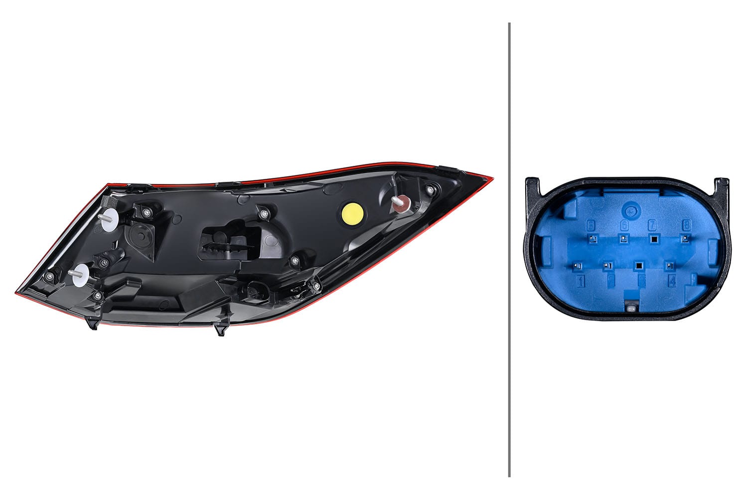 Φανάρι Πίσω LED Αριστερό για MERCEDES BENZ CLS (C257) + Mop Mopf Θέσης Assembly HELLA 2SK013102111
