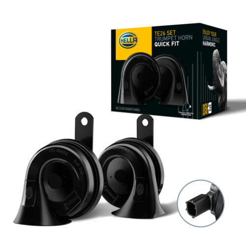 Trumpet Horn - HELLA OE-CONNECT HORN TE26 SET 12V 110dB(A) High Tone/Χαμηλός T 3FH012010141
