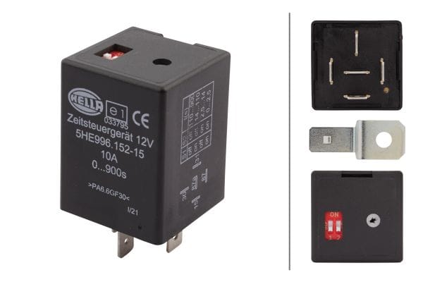 Time Ρελέ 12V Αριθμός Pin: 5 HELLA 5HE996152151