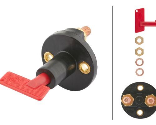 Διακόπτης Μπαταρίας S33 Turn knob control Αριθμός Pin: 2 HELLA 6EK002843001