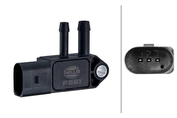 Αισθητήρας, Πίεσης καυσαερίων VW Polo (6R16C1) HELLA 6PP009409251