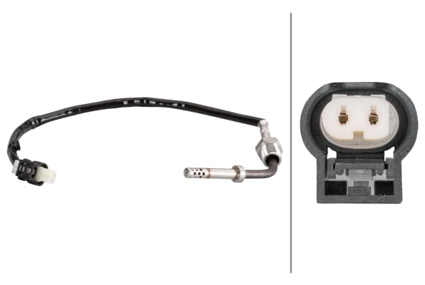 Αισθητήρας, θερμοκρασίας καυσαερίων Mercedes Benz Sprinter 3,5 T Box (906) HELLA 6PT010376131