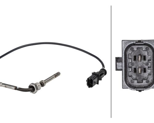 Αισθητήρας, θερμοκρασίας καυσαερίων FIAT PUNTO (199_) HELLA 6PT358181041