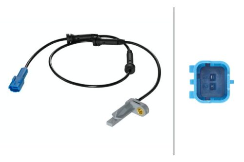 Αισθητήρας, στροφών τροχού 12V Πίσω Axle Peugeot 206 Hatchback (2A C) HELLA 6PU009106891