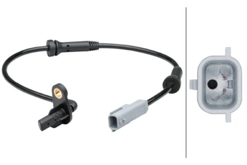Αισθητήρας, wheel speed - 2-pin connector Rear Axle DACIA LOGAN II HELLA 6PU012679221
