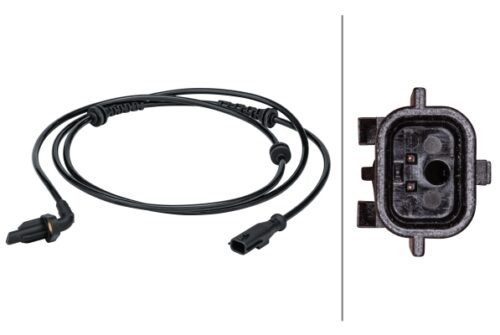 Αισθητήρας, wheel speed - 2-pin connector Rear Axle Renault Twingo II (CN0_) HELLA 6PU012679281