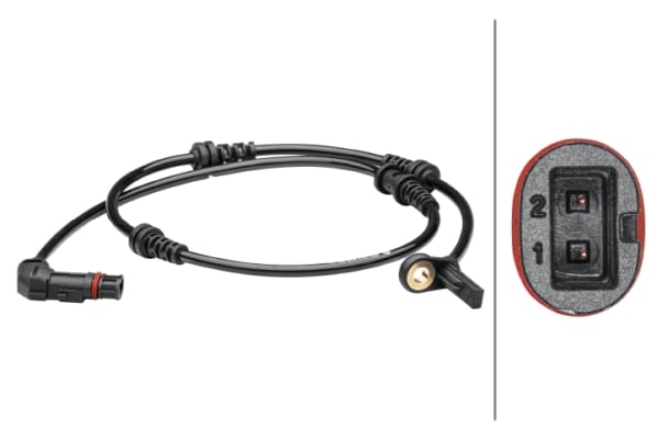 Αισθητήρας, wheel speed - 2-pin connector Mercedes-Benz M-Class (W164) HELLA 6PU012679321