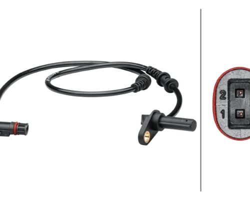 Αισθητήρας, wheel speed - 2-pin connector Front Axle Mercedes-Benz E-Class (W212) HELLA 6PU012679491