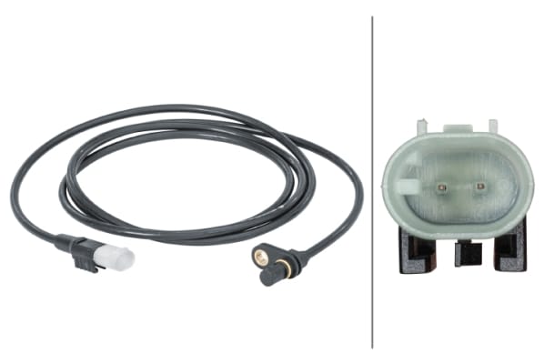 Αισθητήρας, wheel speed - 12V 2-pin connector MERCEDES-BENZ SPRINTER 3,5-t (B906) HELLA 6PU012679661