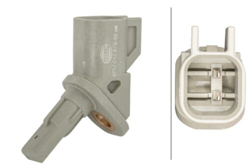 Αισθητήρας, wheel speed - 12V 2-pin connector Front Axle Right VOLVO V60 I HELLA 6PU012679681