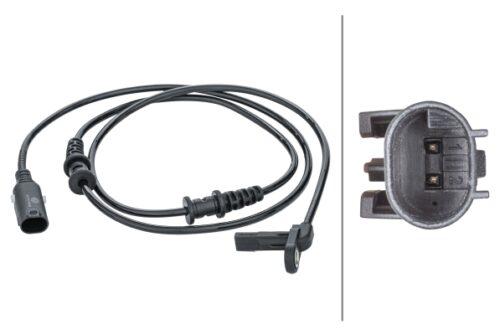 Αισθητήρας, wheel speed - 2-pin connector Front Axle MERCEDES-BENZ VITO Tourer (W447) 116 CDI HELLA 6PU012679951