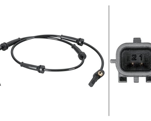 Αισθητήρας, wheel speed - 2-pin connector Renault Trafic II Box (FL) HELLA 6PU012806631