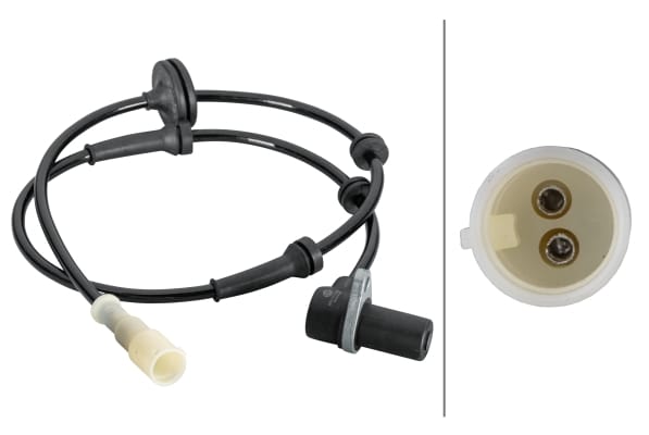Αισθητήρας, wheel speed - 2-pin connector Honda Civic VI Fastback (MA, MB) HELLA 6PU012806641