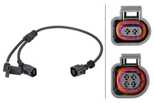 Αισθητήρας, wheel speed - 4-pin connector Ford Galaxy (WGR) HELLA 6PU012806661