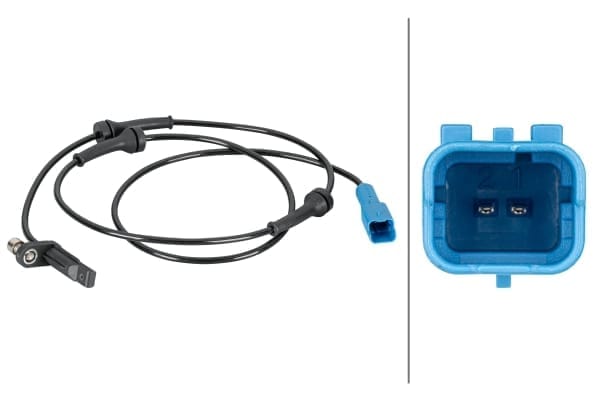 Αισθητήρας, wheel speed - 2-pin connector Peugeot 508 SW I (8E_) HELLA 6PU012806701
