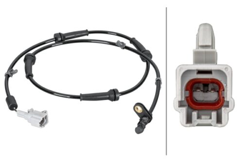 Αισθητήρας, wheel speed - 2-pin connector Nissan Qashqai I (J10, NJ10, JJ10E) HELLA 6PU012806731